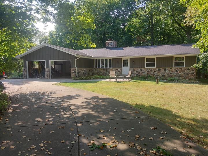 Ranch home exterior